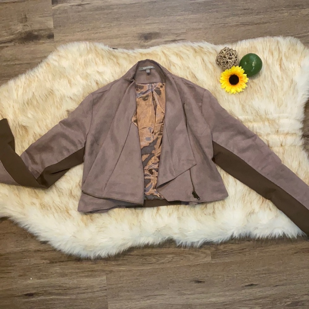 Adorable Suede Crop Blazer/Jacket
